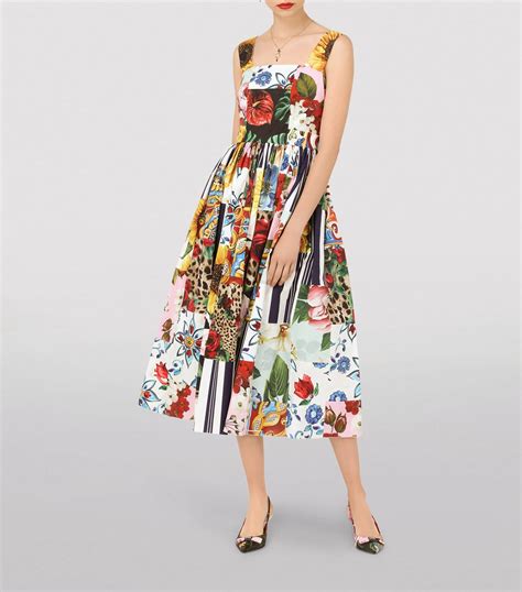 dolce gabbana patchwork dress|dolce gabbana dress on sale.